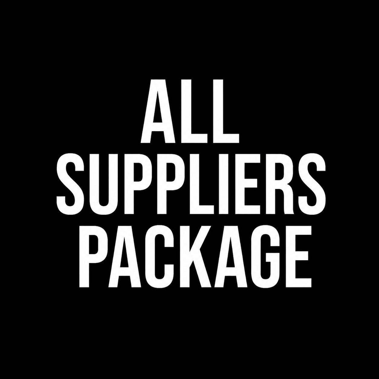 ALL SUPPLIERS PACKAGE